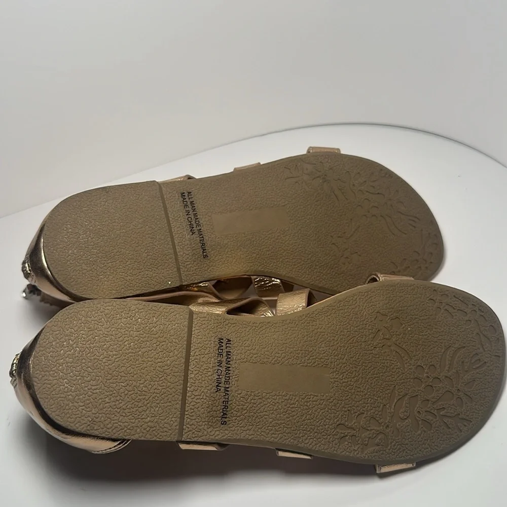 Dolce Vita Youth Girls Curse Strappy Gladiator Sandals Size‎ 3 Golden Rose